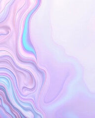 Obraz premium Abstract acrylic background with smooth waves in gradient lilac tones 