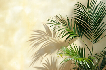 Obraz premium palm tree in the sun