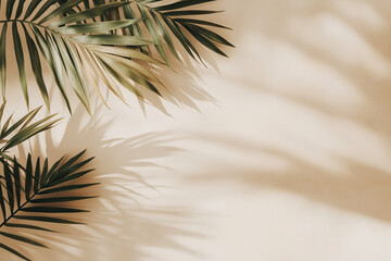 Obraz premium palm tree leaves