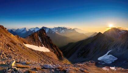 Fototapeta premium Mountains and Landscapes – dramatic vistas, mountain hikes