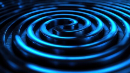 Captivating blue ripple patterns create a mesmerizing visual effect, perfect for backgrounds and graphic design projects.