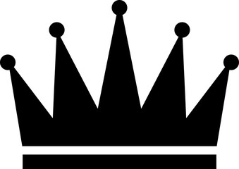 Crown Icon - flat style isolated on white background. Crown symbol for web site design, logo, app, UI illustration