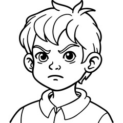 boy s irritated eyes
