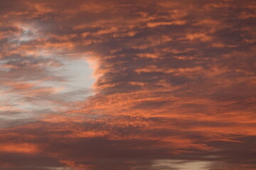 Obraz premium orange sunset