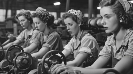 Women Working in a Factory