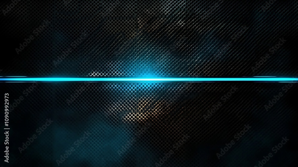 Fototapete dynamic blue light effects abstract background digital art modern design close-up view visual concep