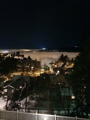 Naklejka premium night view of the city