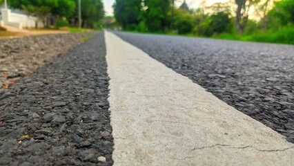quiet road in the countryside