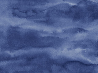 Dark Blue Watercolor Background for Various Design.