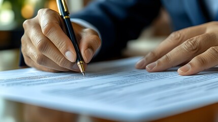 Modern office meeting with a lawyer assisting clients on the details of a home buying contract