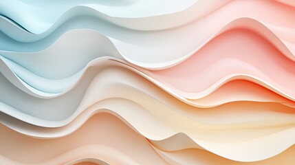 Obraz premium Dreamy Layers of Pastel Hues