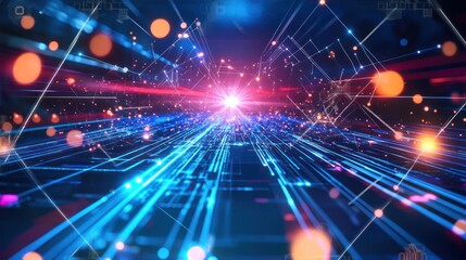 Obraz premium Abstract Digital Network