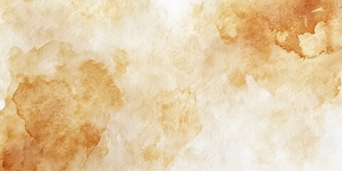 Obraz premium Abstract watercolor texture in warm beige and cream tones, perfect for backgrounds, graphic design, or fine art projects looking for a soft and inviting aesthetic.