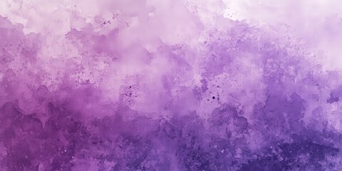 Fototapeta premium Elegant Watercolor Background in Soft Purple Gradient with Abstract Texture for Creative Projects, Invitations, and Artistic Designs