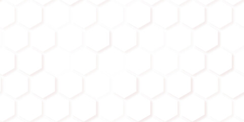 Vector illustration of hexagons pattern. Geometric abstract background with simple hexagonal elements. 