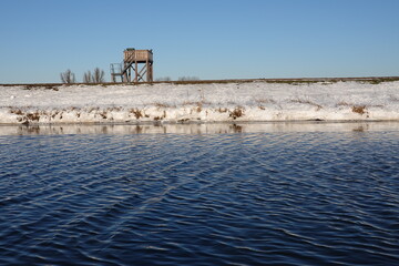 Fototapeta premium frozen river