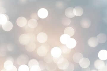 Obraz premium Elegant Abstract White Bokeh Blur Background Texture for Soft Dreamy Focus Wallpaper