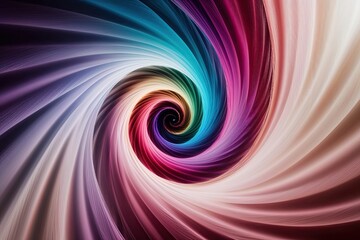 Fototapeta premium Captivating Spiral of Ethereal Shades with a Vibrant Spectrum of Colors
