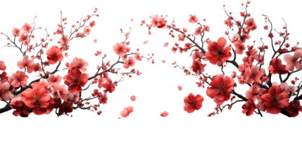 chinese new year ornaments isolated on white background