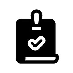 Fototapeta premium Stamp Glyph Icon. Single icon, glyph vector icon