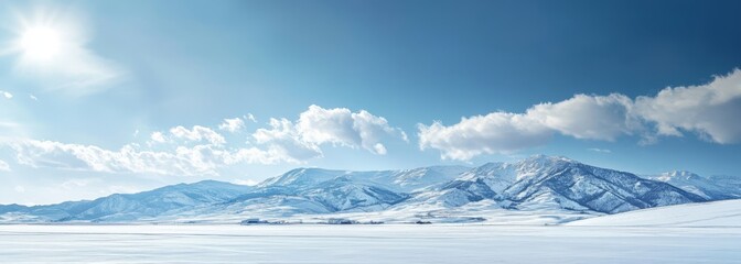 Obraz premium Beautiful winter background