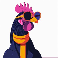 Fototapeta premium head of a rooster