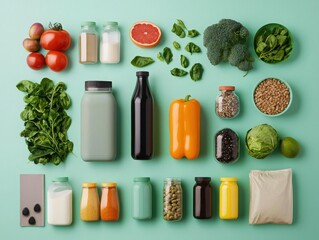 Innovative strategies for minimizing food waste in your kitchen home educational guide modern environment top-down perspective sustainable living