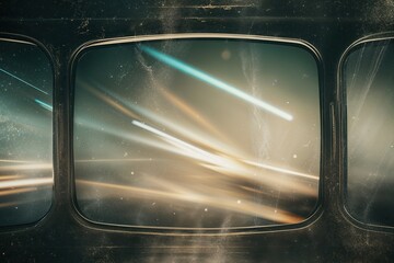 Obraz premium Timeless Weathered Film Picture with Diffuse Light Streaks and Vintage Grain for Captivating 8K Visual Dimension