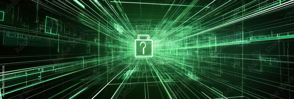 Aufkleber a digital representation of a briefcase with a question mark, symbolizing uncertainty or mystery.