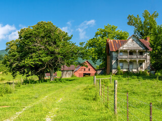 old house in the countryside