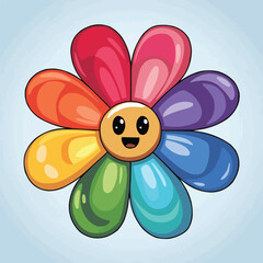 Floral Patchwork Baby Polar Bear in Soft Pastel Colors