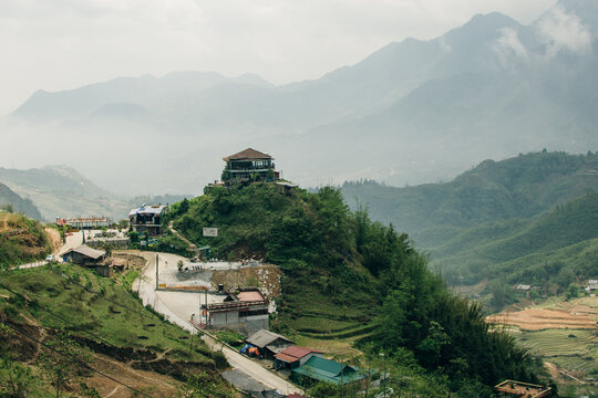 iew of Tam Son Valley at Heavens Gate, Ha Giang Province, Vietnam