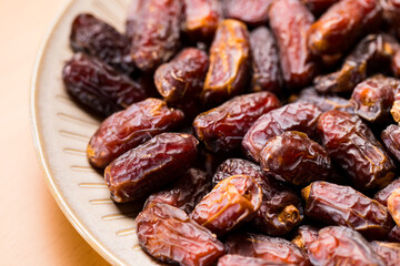 Organic dried medjool date fruits