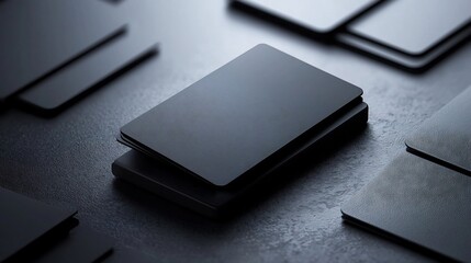 Sophisticated ID Card Mockup for Corporate or Professional Use