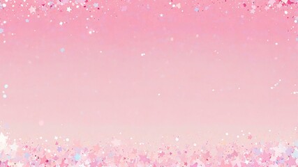 pink glittered stars on corners space for text on contrast background
