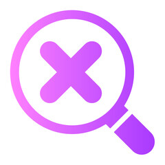 Obraz premium cross gradient icon