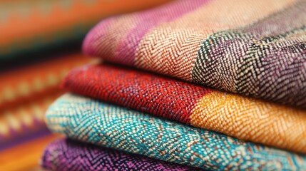 Textile patterns and colors home decor fabric close-up indoor setting artistic perspective textile design inspirations