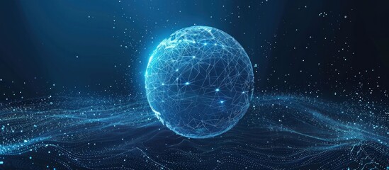 Obraz premium Abstract Digital World Representation