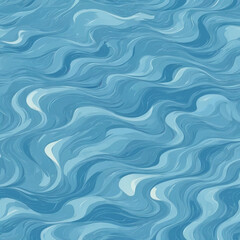 Fototapeta premium Water surface background texture, blue water with ripples