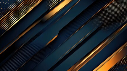 Abstract Golden 3D Background Design
