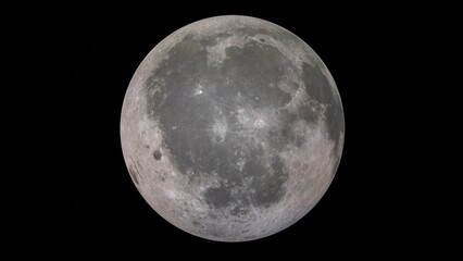 moon with black background