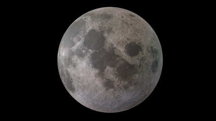 Obraz premium moon with black background