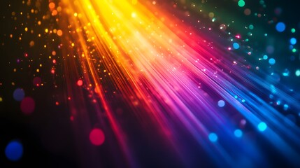 Obraz premium fiber optics background