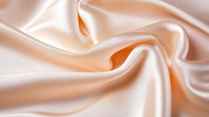 Obraz premium Luxurious satin fabric close-up textiles workshop material photography elegant environment macro view textile concept
