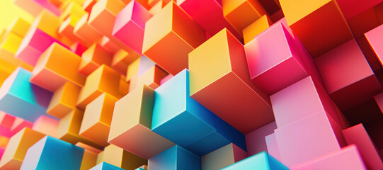 Obraz premium colorful box plaid business background, gradation 29