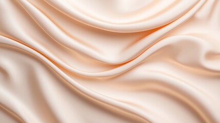 Obraz premium Elegant satin fabric texture studio setting textile close-up soft tones macro view textile design inspiration