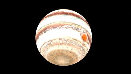 jupiter planet with black background © Masihullah