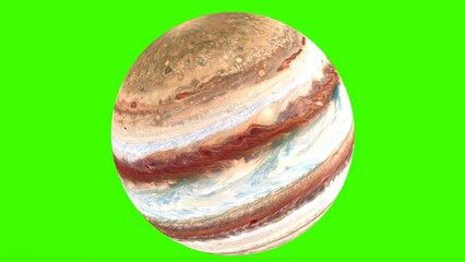 jupiter planet with green background © Masihullah