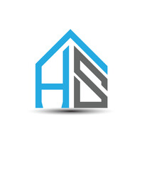 hs real estate logo , hs icon creation