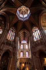 Interior View of Octagon Tower in Ely Cathedral